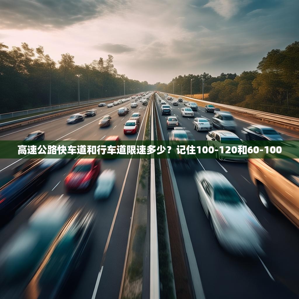 详细阅读:高速公路快车道和行车道限速多少?记住100-120和60-100 高速公路快车道和行车道限速多少?记住100-120和60-100