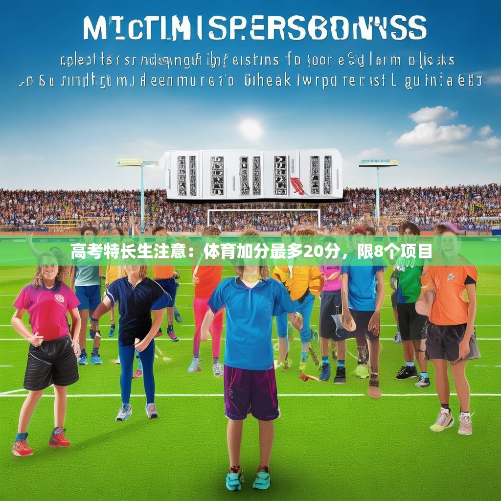 高考特长生注意：体育加分最多20分，限8个项目